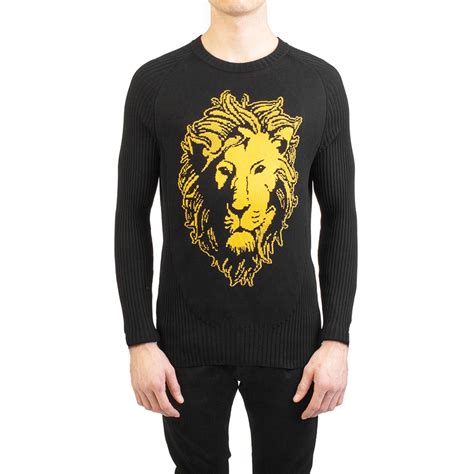 versace lion sweater|Versace sweater hoodie.